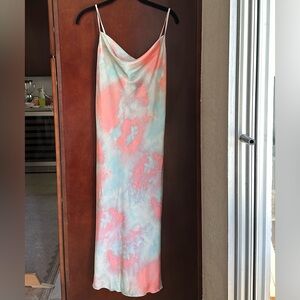 Bebe Pastel Tie-Dye Dress